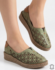 Balerini Piele Naturala Arad Green