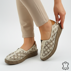 Balerini Piele Naturala Arad Beige