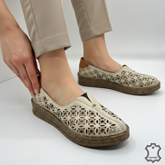 Balerini Piele Naturala Arad Beige