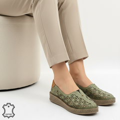 Balerini Piele Naturala Arad Green