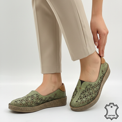 Balerini Piele Naturala Arad Green