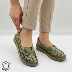 Balerini Piele Naturala Arad Green
