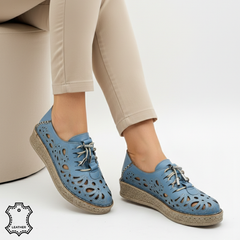Pantofi Piele Naturala Timis JeansBlue