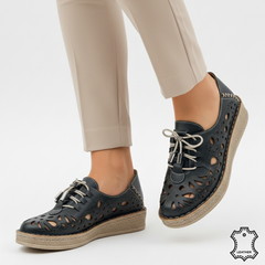 Pantofi Piele Naturala Timis Black