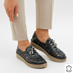 Pantofi Piele Naturala Timis Black
