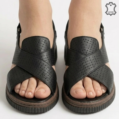 Sandale piele naturala Neamt Black