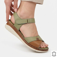 Sandale piele naturala Brasov Green