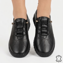 Pantofi Piele Naturala Napoca Black