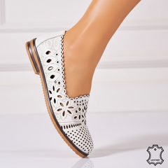 Women's genuine leather ballerinas Amarilla Alba 