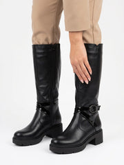 Cizme piele naturala Black Berlin