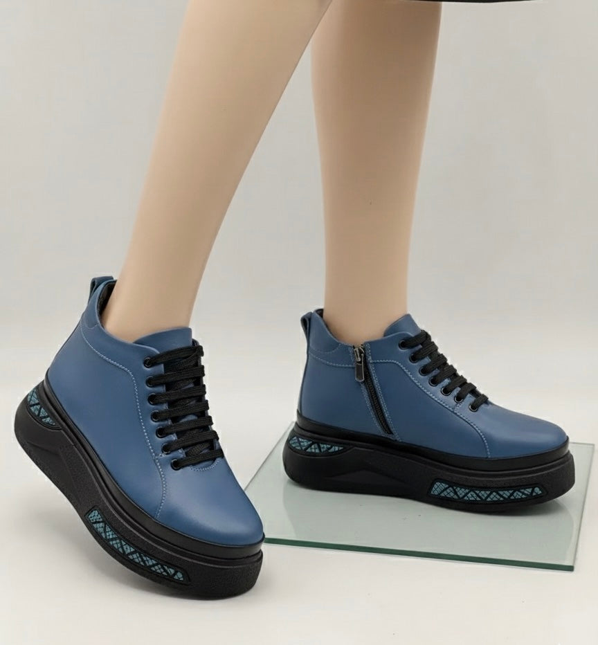 Ghete piele naturala Dare JeansBlue