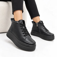 Ghete piele naturala Haarlem Black