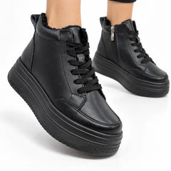 Ghete piele naturala Haarlem Black