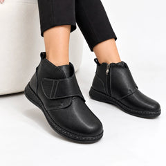 Ghete piele naturala Rotterdam Black