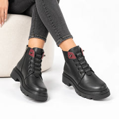 Ghete piele naturala Cluj Black