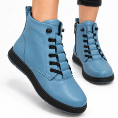 Ghete piele naturala Helsinki JeansBlue