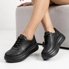 Pantofi piele naturala Milano Black