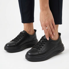 Pantofi piele naturala Italia Black
