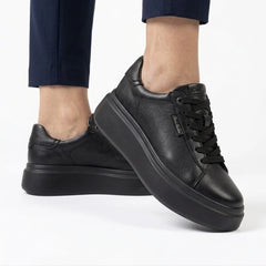 Pantofi piele naturala Lyon Black