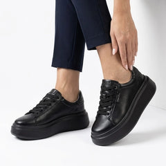 Pantofi piele naturala Lyon Black