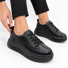 Pantofi piele naturala Italia Black