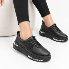 Pantofi piele naturala Suceava Black