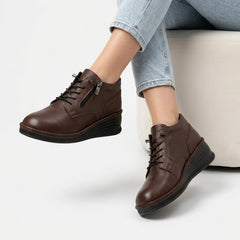 Pantofi piele naturala Manchester Brown