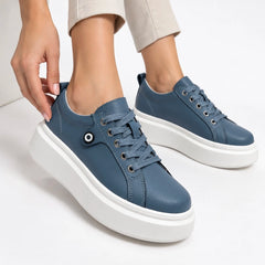 Pantofi piele naturala Namur JeansBlue