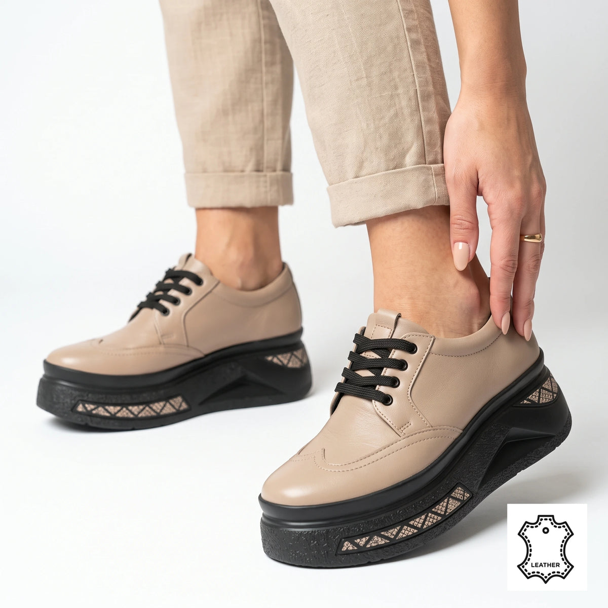 Pantofi Piele Naturala Lisbon Vision
