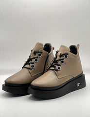 Ghete piele naturala Nuts Vision