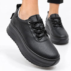 Pantofi piele naturala Paris Black